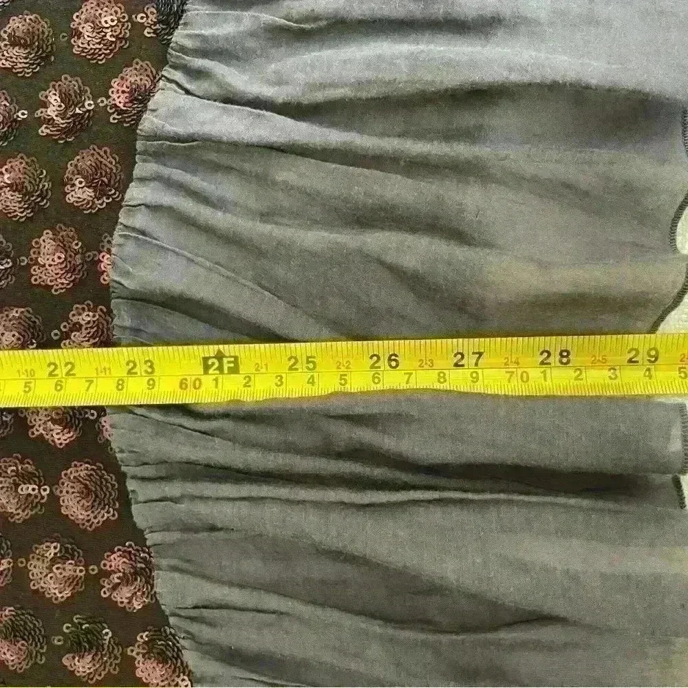 Unique Elongated Sequence Top From A European Lux… - image 6